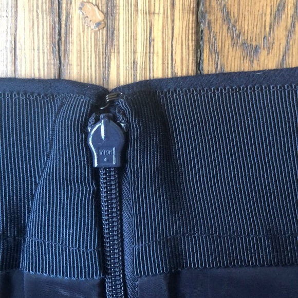 J.Crew Navy Wool Scallop Trim Mini Skirt - Picture 5 of 9